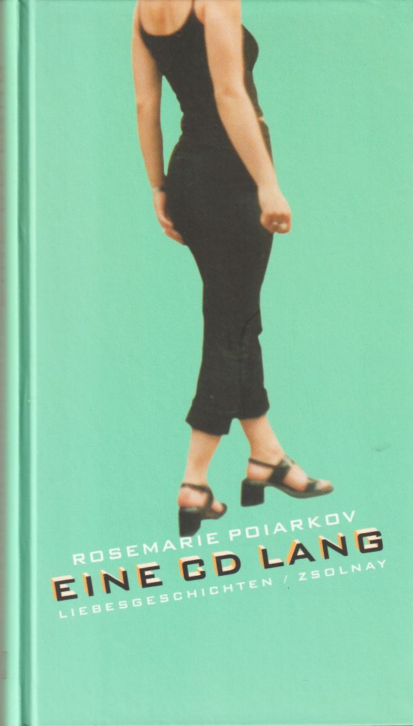 Cover von "Eine CD lang. Liebesgeschichten" - eine junge Frau von hinten auf mintgrünem Hintergrund